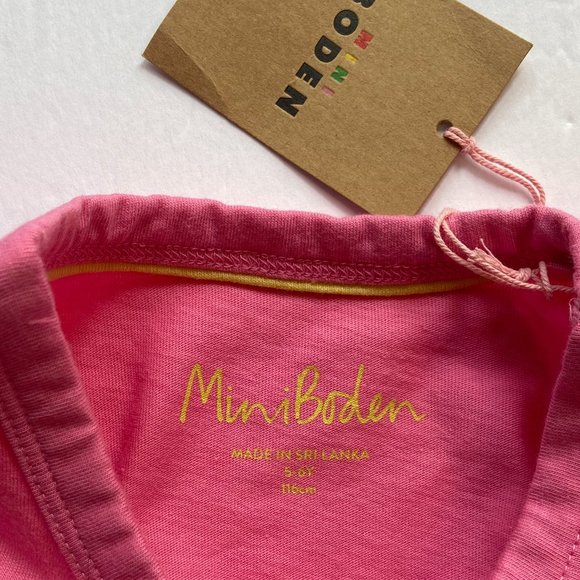 NWT Mini Boden HTF Flower Power Tee Shirt - Picture 2 of 5